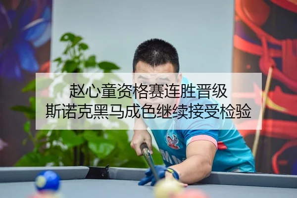 赵心童资格赛连胜晋级 斯诺克黑马成色继续接受检验（RAYESPORTS）
